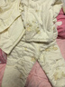 童泰（TONGTAI）寶寶套裝秋冬純棉夾棉嬰兒衣服內衣男女童加厚上衣褲子黃色100cm 曬單實(shí)拍圖