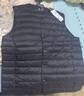 京東京造【零壓排骨羽絨】輕薄羽絨服男外套冬季防鉆絨馬甲背心 曜石黑M 曬單實(shí)拍圖