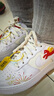 耐克NIKE女空軍一號AIR FORCE 1(GS)馬年限定運動(dòng)鞋IQ1133-111白37.5 曬單實(shí)拍圖