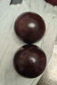 問(wèn)閑印度小葉紫檀桌面擺件手球保健球手把件工藝品文玩按摩健身把玩件 直徑5.0cm 曬單實(shí)拍圖