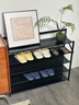 小匠材簡(jiǎn)易鞋架免安裝楠竹家用門(mén)口宿舍多層折疊收納置物架子黑色5層90 曬單實(shí)拍圖