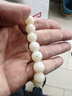 國風(fēng)白玉菩提子手串學(xué)生圓珠菩提根新中式佛珠男女文玩念珠手鏈 12mm 曬單實(shí)拍圖