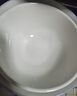 靚佳 純白陶瓷米飯碗 陶瓷碗 湯碗  陶瓷碗 加厚防燙 5英寸4個(gè)裝 曬單實(shí)拍圖