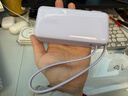 ANKER安克【3C認證可上飛機】三合一能量棒充電寶自帶線(xiàn)充電器10000毫安30W移動(dòng)電源-C線(xiàn)版安卓蘋(píng)果 紫 曬單實(shí)拍圖