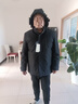 羅蒙（ROMON）鵝絨羽絨服男爸爸裝厚款保暖秋冬商務(wù)休閑可脫內膽高端休閑羽絨服 曬單實(shí)拍圖