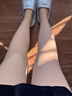 覓橘光腿神器升級款春秋冬裸感加絨假透肉色超自然打底褲襪顯瘦美膚w 連腳-中膚色(適合 白皙偏黃) 1雙 秋季 薄絨(適合 10-20度 曬單實(shí)拍圖