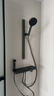 浪鯨（SSWW） 衛浴淋浴花灑套裝鋼琴按鍵淋浴花灑家用衛生間雅白置物花灑 【熱銷(xiāo)新品】槍灰-冷熱四功能059A 鋼琴鍵花灑 曬單實(shí)拍圖