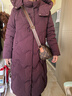 唐致中老年羽絨服女過(guò)膝長(cháng)款新中式加厚媽媽冬裝老人奶奶太太冬季外套 紫紅 4XL 【建議136-145斤】送運費險 曬單實(shí)拍圖