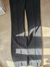 百圖betu女裝春季新款休閑褲高腰顯瘦休閑微喇褲褲子女2502T72 黑色 S 曬單實(shí)拍圖