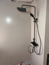 九牧（JOMOO）花灑淋浴套裝槍灰琴鍵自動(dòng)除垢精銅水路淋浴器36602-536/HBS-1 曬單實(shí)拍圖