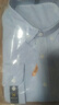 重磅棉白襯衫男士長(cháng)袖春夏季美式商務(wù)短袖寬松襯衣男款潮休閑外套 藍色 【長(cháng)袖款】 43 【建議165-175斤】 曬單實(shí)拍圖