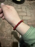 今夕朱砂手串女士手鏈轉運珠佛珠本命年馬年送女友情侶禮物禮品 6mm朱砂玉葫蘆手鏈女 曬單實(shí)拍圖