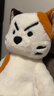 問(wèn)童子 奮斗玩偶 貓/三花  陪伴玩偶毛絨玩具創(chuàng  )意個(gè)性潮玩禮物 奮斗玩偶 貓/三花 50cm（不含耳） 曬單實(shí)拍圖