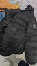 ASK JUNIOR90絨男女同款羽絨服秋冬加厚保暖百搭羽絨內膽運動(dòng)風(fēng) 黑色 170  曬單實(shí)拍圖