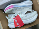 特步【2000公里二代】跑鞋女兩千公里耐磨回彈跑鞋體考競訓女跑步鞋 帆白/熒光櫻粉【珞櫻彩虹-女】 39 曬單實(shí)拍圖