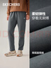 斯凱奇（Skechers）新年禮物男裝2025新品冬季加絨保暖褲子運動(dòng)衛褲休閑長(cháng)褲L325M105 曬單實(shí)拍圖