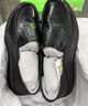 百麗一腳蹬休閑皮鞋男春牛皮革緩震商務(wù)鞋A1010AM3 黑色 42 曬單實(shí)拍圖