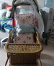 澄壹貝夏季嬰幼兒竹藤推車(chē)輕便寶寶藤椅藤編車(chē)小孩兒童小推車(chē)仿竹藤推車(chē) 雙層透氣/防撞頭/編制款 曬單實(shí)拍圖
