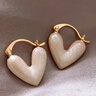 紀羽悠愛(ài)心形耳環(huán)女2025年新款高級感耳飾小眾設計獨特耳釘氣質(zhì)耳扣 愛(ài)心耳環(huán)【90%購買(mǎi)了】 曬單實(shí)拍圖