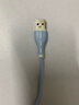 艾昊者適用蘋(píng)果數據線(xiàn)iPhone14/13/12/11promax/6s/7/8plus液態(tài)軟膠充電線(xiàn)帶燈手機通用快充 自帶柔和燈【藍色】液態(tài)防斷耐用線(xiàn)材 2米 曬單實(shí)拍圖