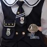 迪士尼（Disney）瘋狂動(dòng)物城女童套裝2026春新款兔子警官學(xué)院風(fēng)襯衫馬甲裙子三件套 藏青色 均碼 140cm 曬單實(shí)拍圖