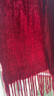 絲界100%綿羊毛圍巾大尺寸紅色披肩秋冬戶(hù)外保暖加厚男女通用圍脖禮物 曬單實(shí)拍圖