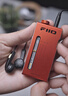 飛傲（FiiO）便攜式可充電鋰電池懷舊復古迷你立體聲耳放FM收音機RR11 紅色 曬單實(shí)拍圖