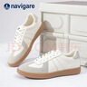 納維凱爾意大利小帆船德訓鞋男款潮流舒適增高板鞋 白色    41 曬單實(shí)拍圖