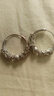 BMOI老鳳凰999純銀足銀新款耳環(huán)女款旺夫轉運珠耳圈防過(guò)敏銀耳飾 個(gè)性 9.89克【精品實(shí)心】?jì)H剩3對 曬單實(shí)拍圖