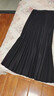 秋冬郝本風(fēng)灰色毛呢半身裙女高腰顯瘦中長(cháng)款大擺A字百褶裙子 1368黑色百褶裙#柔軟舒適毛呢料 L (推薦105-115斤) 曬單實(shí)拍圖