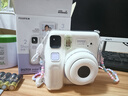 富士（FUJIFILM） instax miniSE一次成像相機立拍立得旅游mini7+升級版傻瓜照相機情人節日禮物送禮送女友 白色 官方標配【含手繩&電池&專(zhuān)屬配件盒】 曬單實(shí)拍圖