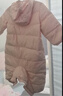 英氏（YEEHOO）嬰兒衣服新生兒羽絨服冬季保暖連體衣羽絨爬服 曬單實(shí)拍圖