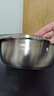京東京造304不銹鋼盆大號和面盆食品級加厚揉面盆家用大盆廚房洗菜盆面盆打蛋盆發(fā)面盆30CM 曬單實(shí)拍圖