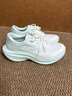 安踏葉子7 | 輕質(zhì)厚底舒適跑鞋女鞋有氧慢跑緩震回彈運動(dòng)鞋跳繩鞋 象牙白/淺曦綠-3 39 (245mm) 曬單實(shí)拍圖