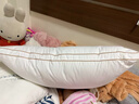 水星家紡蠶絲枕頭 A類(lèi)抑菌護頸椎枕頭芯 家用軟枕頭成人一對裝48cm*74cm 曬單實(shí)拍圖