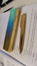 晨光（M&G）文具 優(yōu)品高密度按動(dòng)中性筆 流光金高顏值學(xué)生考試刷題筆黑色子彈頭速干0.5辦公簽字筆AGPH37X4A 曬單實(shí)拍圖