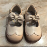 江博士皮鞋秋季禮儀鞋女童米杏色兒童公主鞋2B13A3100AW杏/米20碼 曬單實(shí)拍圖