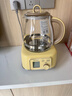 北鼎養生壺全玻璃燒水壺自營(yíng)多功能燉煮壺煮茶壺一體成型辦公室家用恒溫壺電熱水壺1.2L FK571小鵝黃 曬單實(shí)拍圖