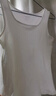 都市麗人純棉吊帶背心女士背心四季修身西裝內搭打底可外穿方領(lǐng)無(wú)袖上衣 曬單實(shí)拍圖