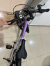 鳳凰兒童自行車(chē)兒童山地學(xué)生車(chē)小孩單車(chē)帶輔助輪3-6-10-12歲小中大童 烏梅紫丨變速一體輪+雙碟剎+禮包 18寸（適合身高115-130cm） 曬單實(shí)拍圖