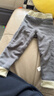 貝瑞加（Babyprints）寶寶保暖褲中大童秋冬加厚含羊毛褲幼兒園打底褲棉毛褲 灰90 曬單實(shí)拍圖