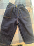 JELLYBABY[防褪色抗菌]男童軟牛仔褲秋季男孩直筒長(cháng)褲寶寶兒童褲子新款 曬單實(shí)拍圖