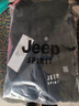 JEEP SPIRIT吉普休閑褲男冬季加絨加厚羊羔絨褲子男大碼束腳褲男士保暖棉褲潮 黑色束腳 3XL (145-160斤) 曬單實(shí)拍圖