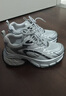 達芙妮老爹鞋女鞋新款百搭透氣休閑厚底運動(dòng)鞋 銀色  39  曬單實(shí)拍圖