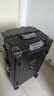 狄斯頓保羅鋁框行李箱高顏值大容量拉桿箱學(xué)生三七分加厚加寬結實(shí)耐用旅行箱 耀黑色plus大容量+減震剎車(chē)輪 24英寸 【適合10天的旅游出差】 曬單實(shí)拍圖