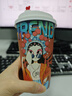 拜杰一次性杯子一次性咖啡杯帶蓋國潮紙杯奶茶豆漿熱飲杯500ml25只 曬單實(shí)拍圖