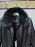 老爺車(chē)【綿羊皮】含狐貍毛領(lǐng)真皮皮衣男士中老年秋冬爸爸裝皮衣男裝外套 曬單實(shí)拍圖