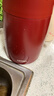 膳魔師（THERMOS） 保溫壺大容量家用316L不銹鋼熱水壺辦公暖水壺開(kāi)水瓶水壺TEHE 紅豆 2L 曬單實(shí)拍圖