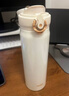 膳魔師（THERMOS）保溫杯500ml男女士?jì)和涌缒暝┬履甓Y物JNL-502珍珠白 曬單實(shí)拍圖