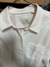 優(yōu)衣庫合作款/女裝男裝牛津紡箱型條紋襯衫/長(cháng)袖襯衣485265 10 水粉色(條紋款) L 曬單實(shí)拍圖